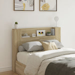 Hoofdbordkast Met Led-Verlichting 180X16,5X103,5 Cm