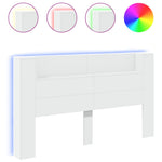 Hoofdbordkast Met Led-Verlichting 180X16,5X103,5 Cm
