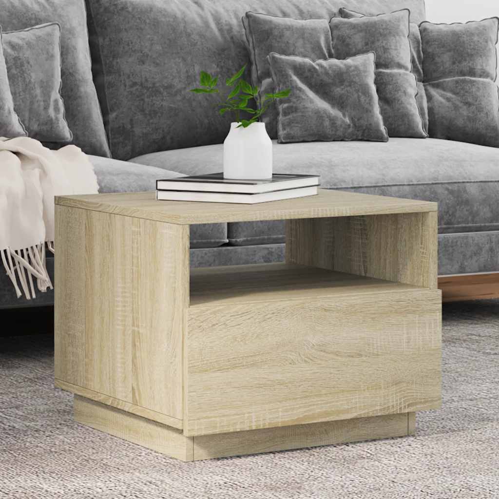 Salontafel Met Led-Verlichting Kleurig