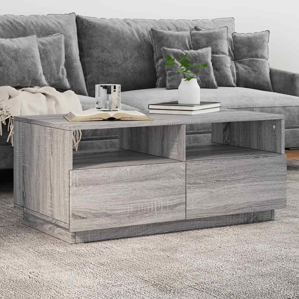 Salontafel Met Led-Verlichting Kleurig