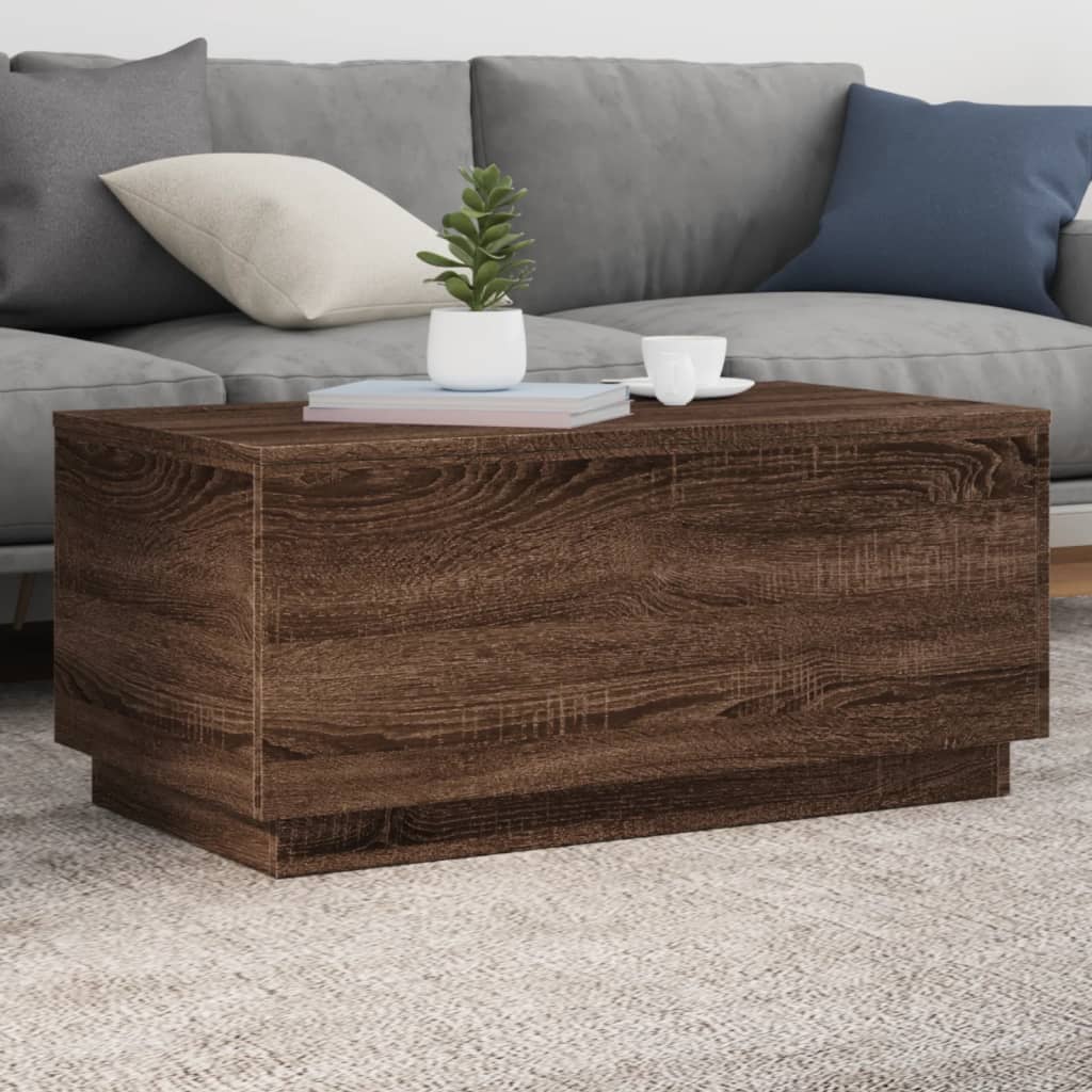 Salontafel Met Led-Verlichting Kleurig