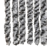 Vliegengordijn 100X230 Cm Chenille Grijs En Zwart-Wit