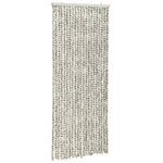 Vliegengordijn 100X200 Cm Chenille Lichtgrijs En Donkergrijs