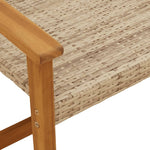 5-Delige Loungeset Poly Rattan En Acaciahout Beige