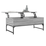 Salontafel Bewerkt Hout En Metaal