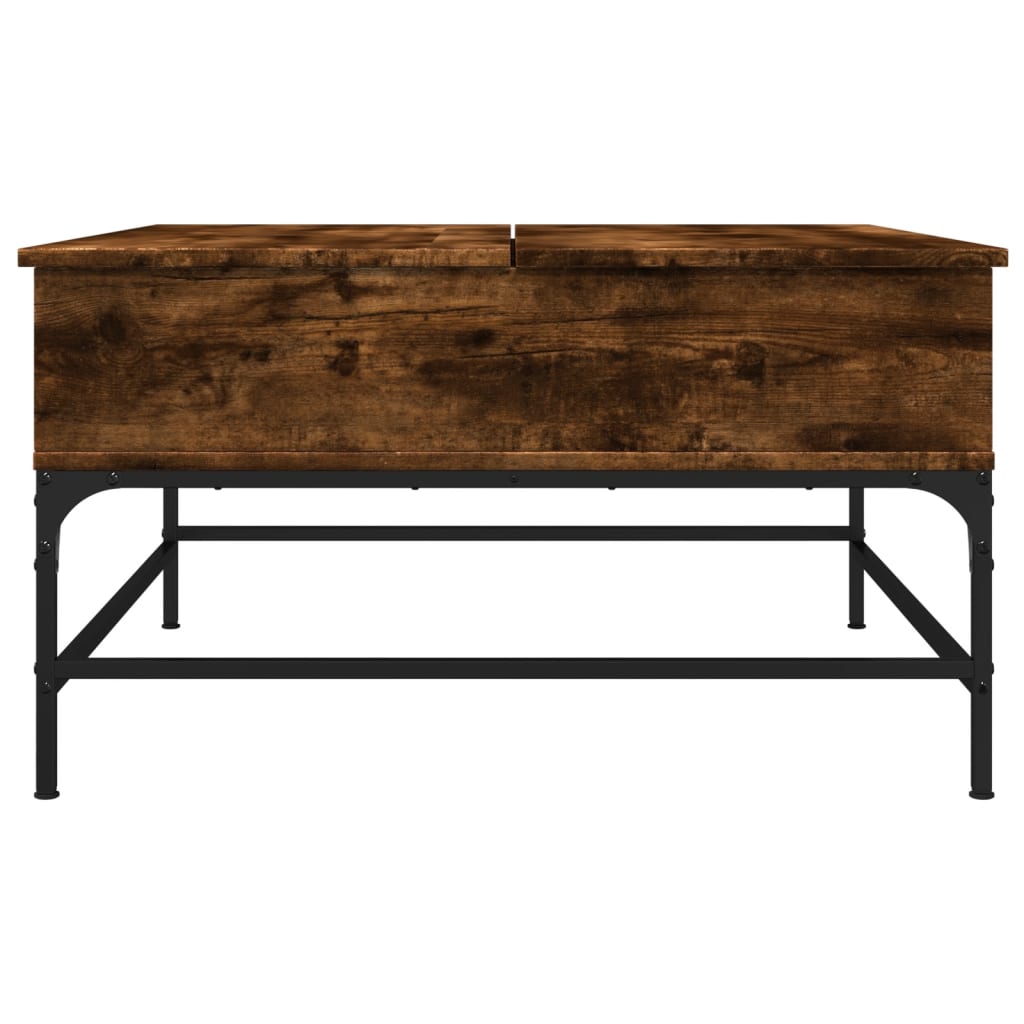 Salontafel Bewerkt Hout En Metaal