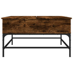 Salontafel Bewerkt Hout En Metaal
