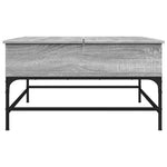 Salontafel Bewerkt Hout En Metaal