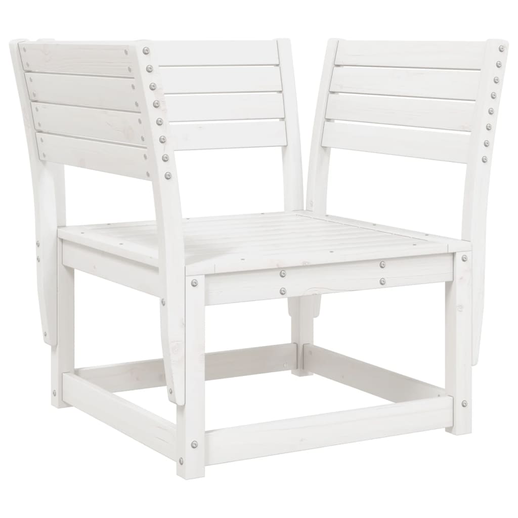 8-Delige Loungeset Massief Grenenhout Wit