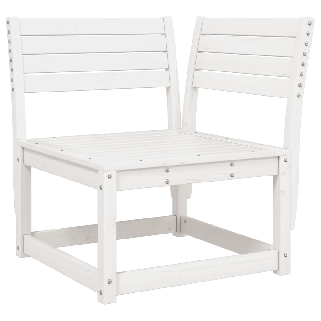 8-Delige Loungeset Massief Grenenhout Wit