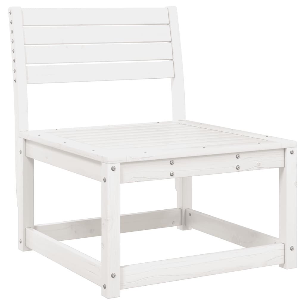 8-Delige Loungeset Massief Grenenhout Wit