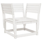 5-Delige Loungeset Massief Grenenhout Wit