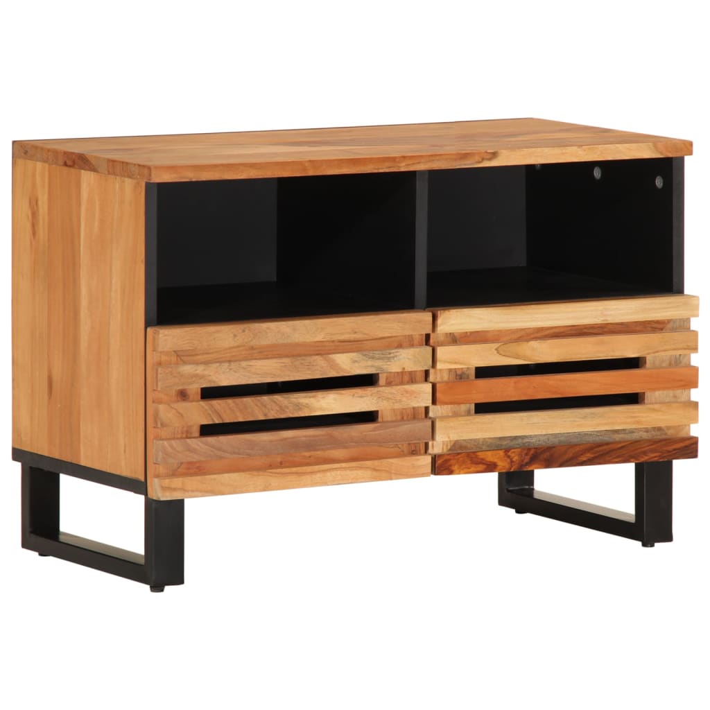 Tv-Meubel 70X34X46 Cm Massief Mangohout Bruin