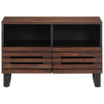 Tv-Meubel 70X34X46 Cm Massief Mangohout Bruin