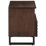 Tv-Meubel 70X34X46 Cm Massief Mangohout Bruin
