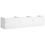 Wandkast 75X18X16,5 Cm Bewerkt Hout Wit