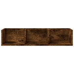 Wandkast 75X18X16,5 Cm Bewerkt Hout Kleurig Gerookt Eiken