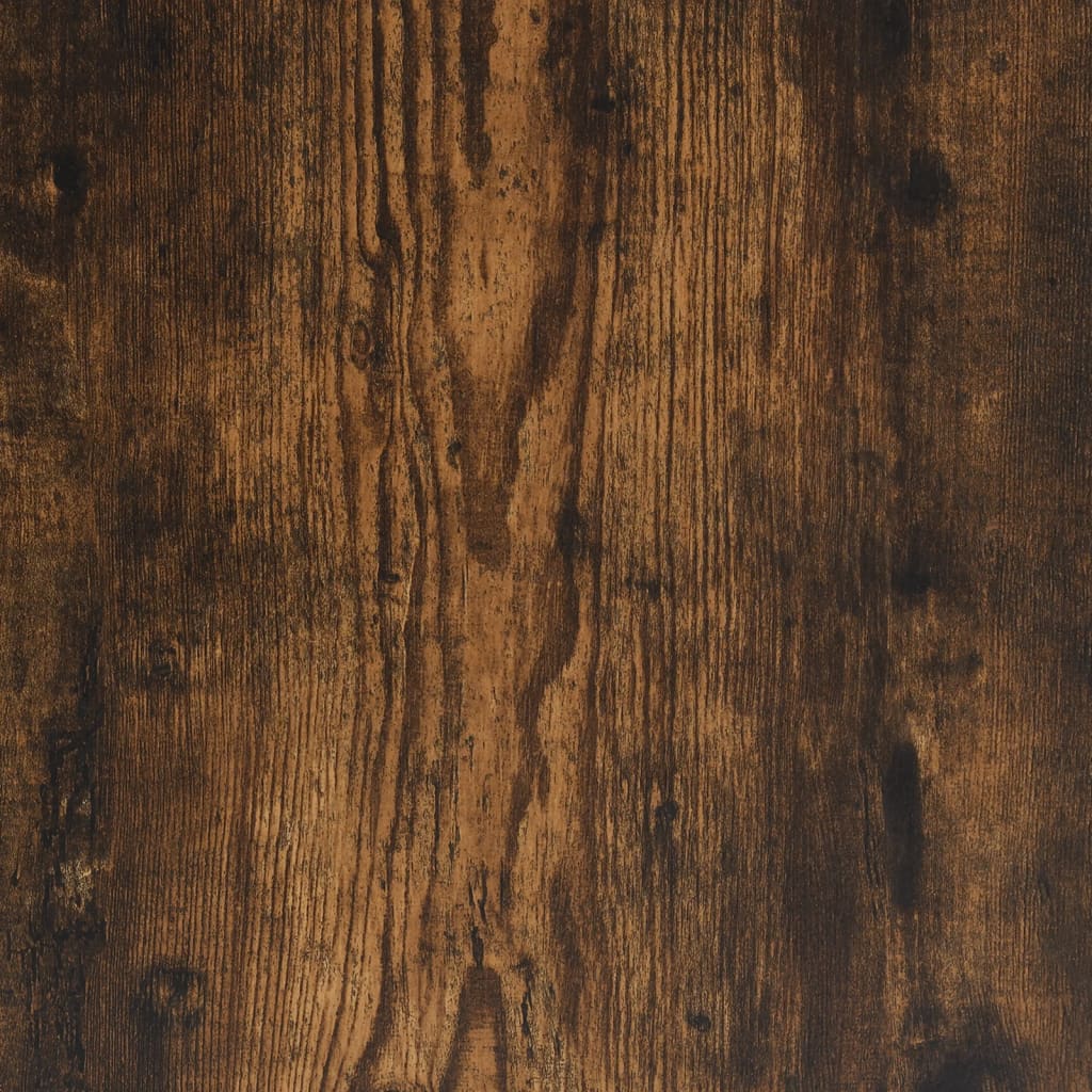 Wandkasten 75X18X16,5 Cm Bewerkt Hout Kleurig Gerookt Eiken