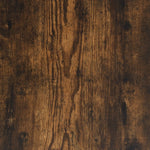 Wandkasten 75X18X16,5 Cm Bewerkt Hout Kleurig Gerookt Eiken