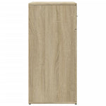Dressoir 79X38X80 Cm Bewerkt Hout Kleurig