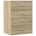 Dressoir 60X39X80 Cm Bewerkt Hout Kleurig