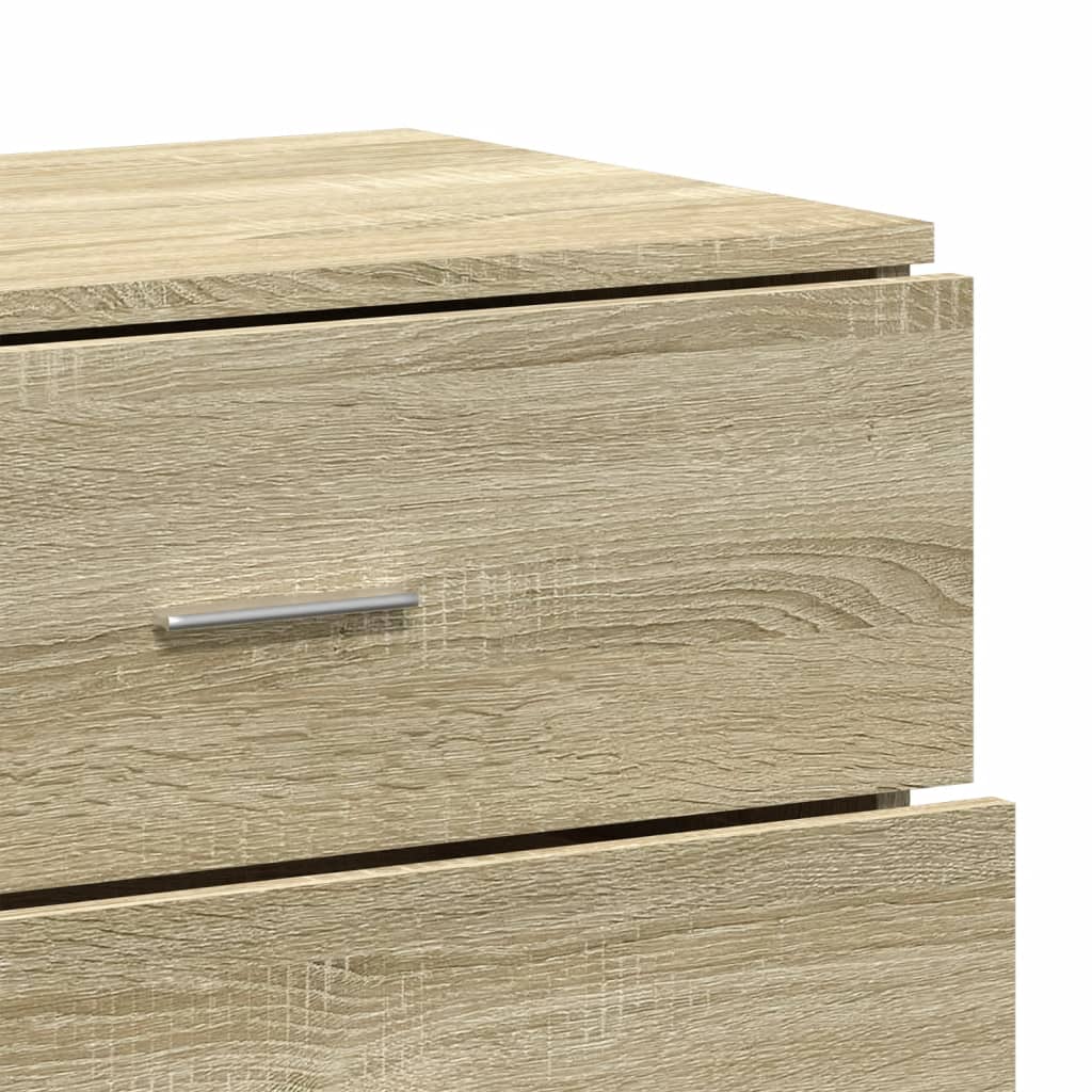 Dressoir 60X39X80 Cm Bewerkt Hout Kleurig