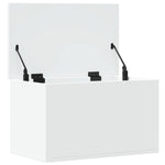 Opbergbox 60X35X35 Cm Bewerkt Hout Wit