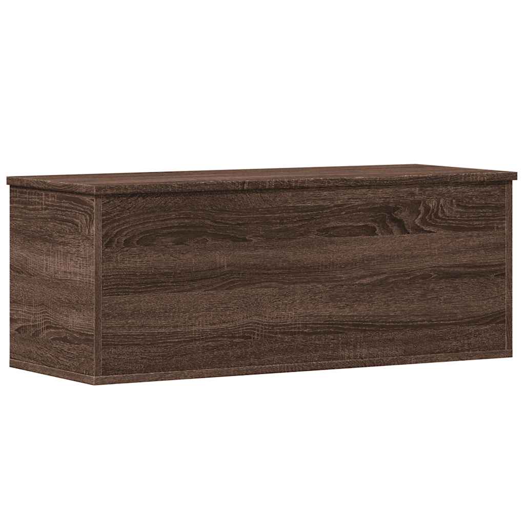 Opbergbox 90X35X35 Cm Bewerkt Hout Bruin Eikenkleur