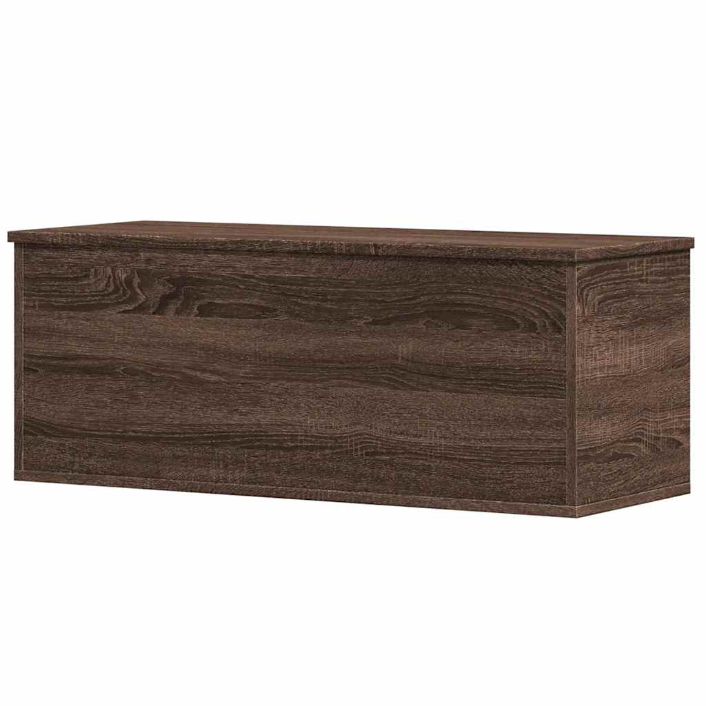 Opbergbox 90X35X35 Cm Bewerkt Hout Bruin Eikenkleur