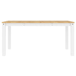 Eettafel Panama 160X80X75 Cm Massief Grenenhout Wit