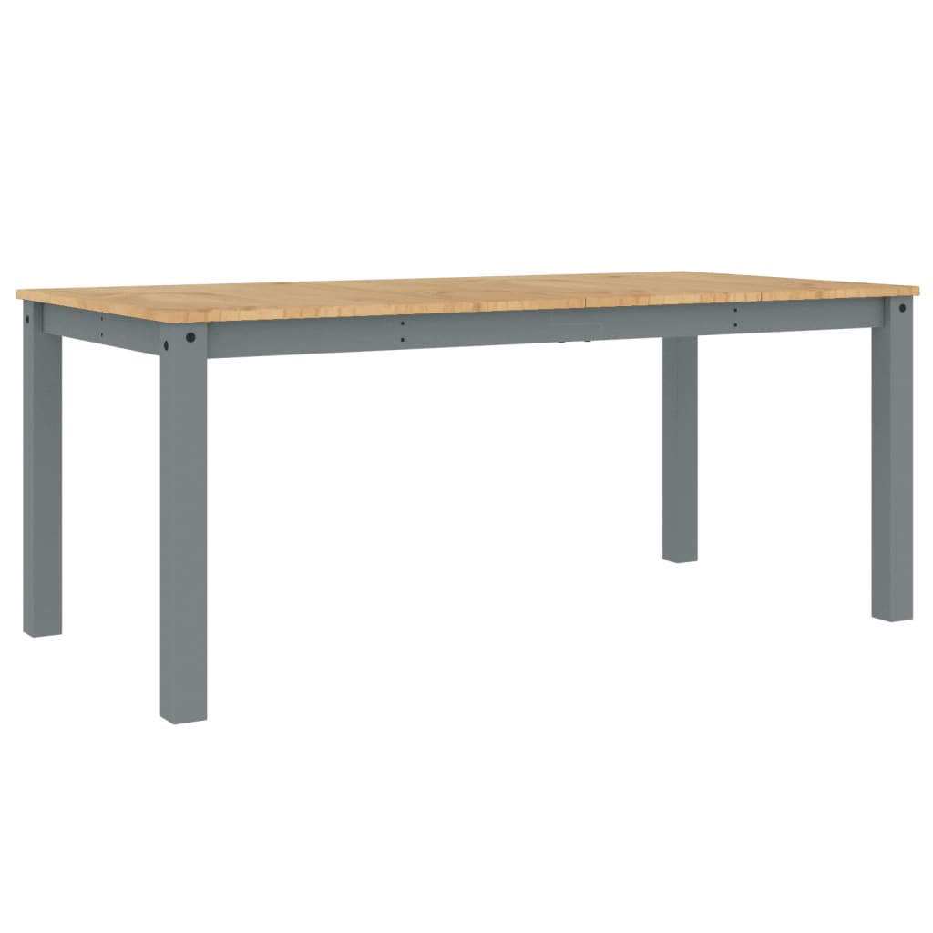 Eettafel Panama 180X90X75 Cm Massief Grenenhout Grijs Bruin