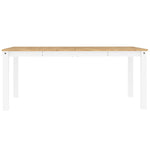 Eettafel Panama 180X90X75 Cm Massief Grenenhout Wit