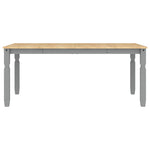 Eettafel Corona 180X90X75 Cm Massief Grenenhout Grijs