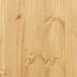 Dressoir Corona 115X40X76 Cm Massief Grenenhout Grijs En Wit