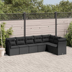 8-Delige Loungeset Met Kussens Poly Rattan