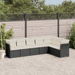 8-Delige Loungeset Met Kussens Poly Rattan
