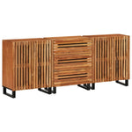 Dressoirs 3 St 60X34X75 Cm