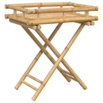 Dienbladtafel Inklapbaar 60X40X68 Cm Bamboe