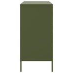 Dressoir 68X39X79 Cm Staal Olijf