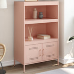 Hoge Kast 68X39X113 Cm Staal Mosterd