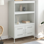 Hoge Kast 68X39X113 Cm Staal Mosterd
