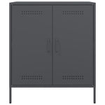 Dressoir 68X39X79 Cm Staal Kleurig