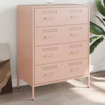 Dressoir 68X39X89 Cm Staal Kleurig