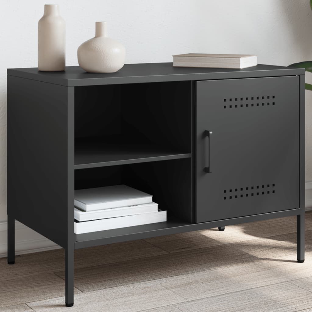 Tv-Meubelen 68X39X50,5 Cm Staal Kleurig