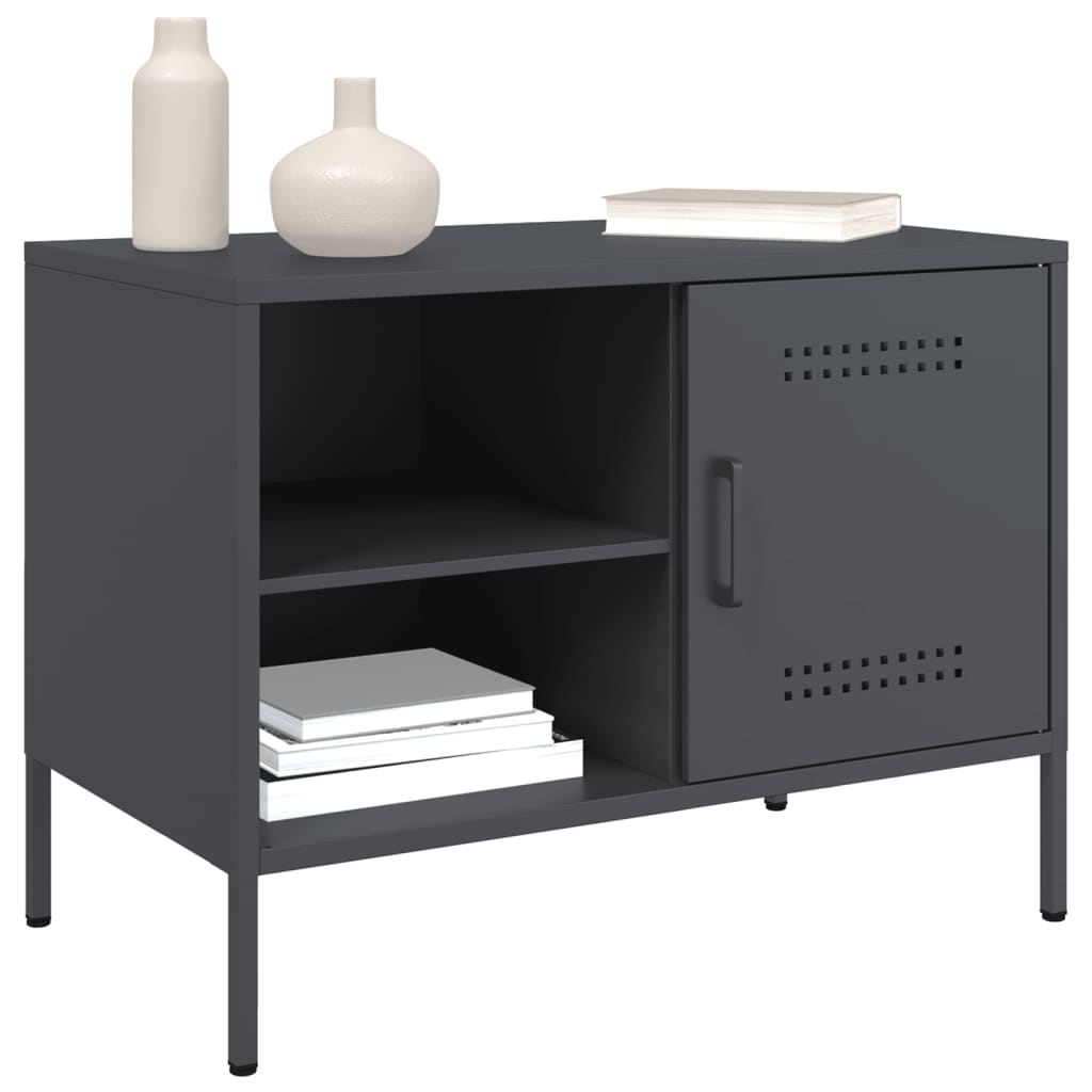 Tv-Meubelen 68X39X50,5 Cm Staal Kleurig
