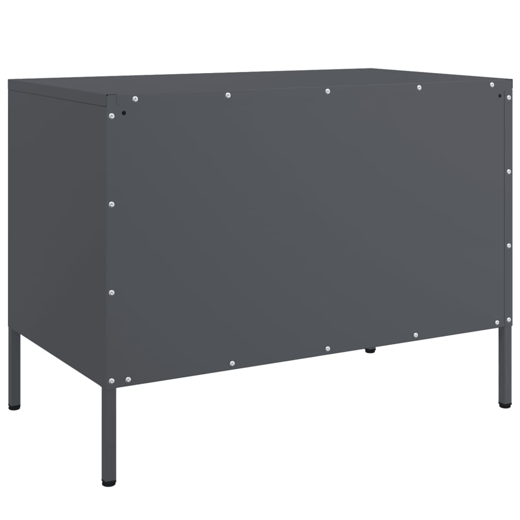 Tv-Meubelen 68X39X50,5 Cm Staal Kleurig