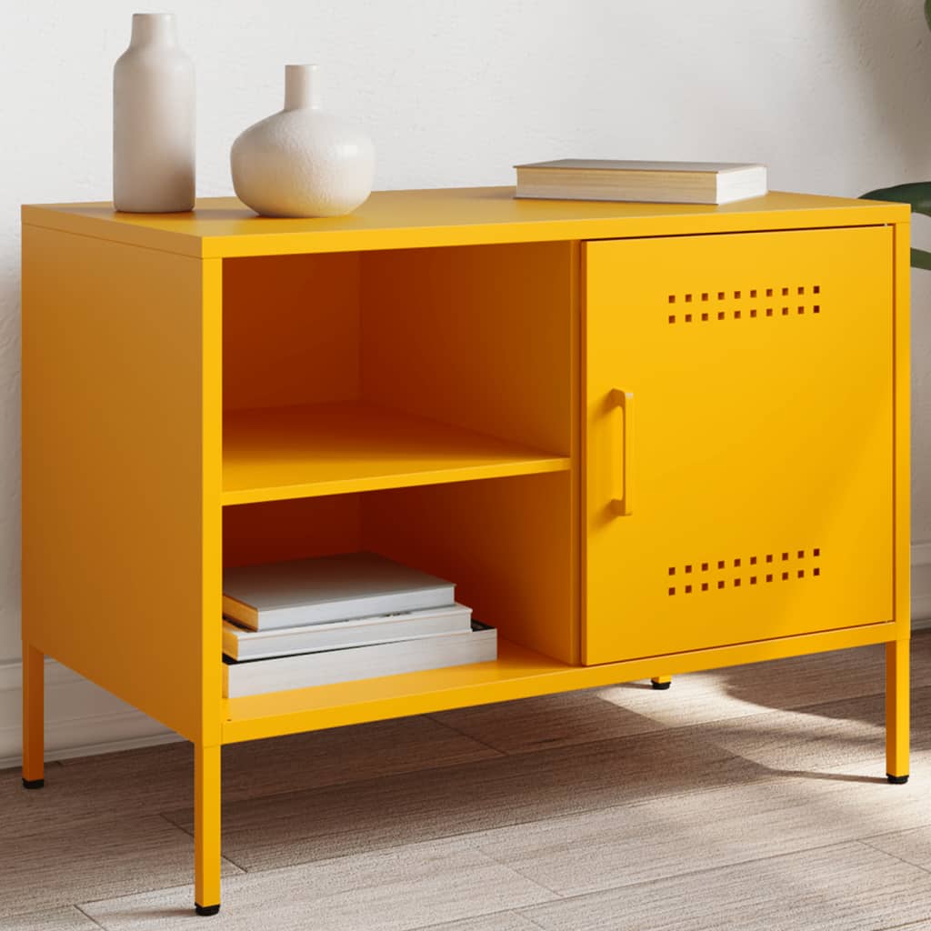 Tv-Meubelen 68X39X50,5 Cm Staal Kleurig
