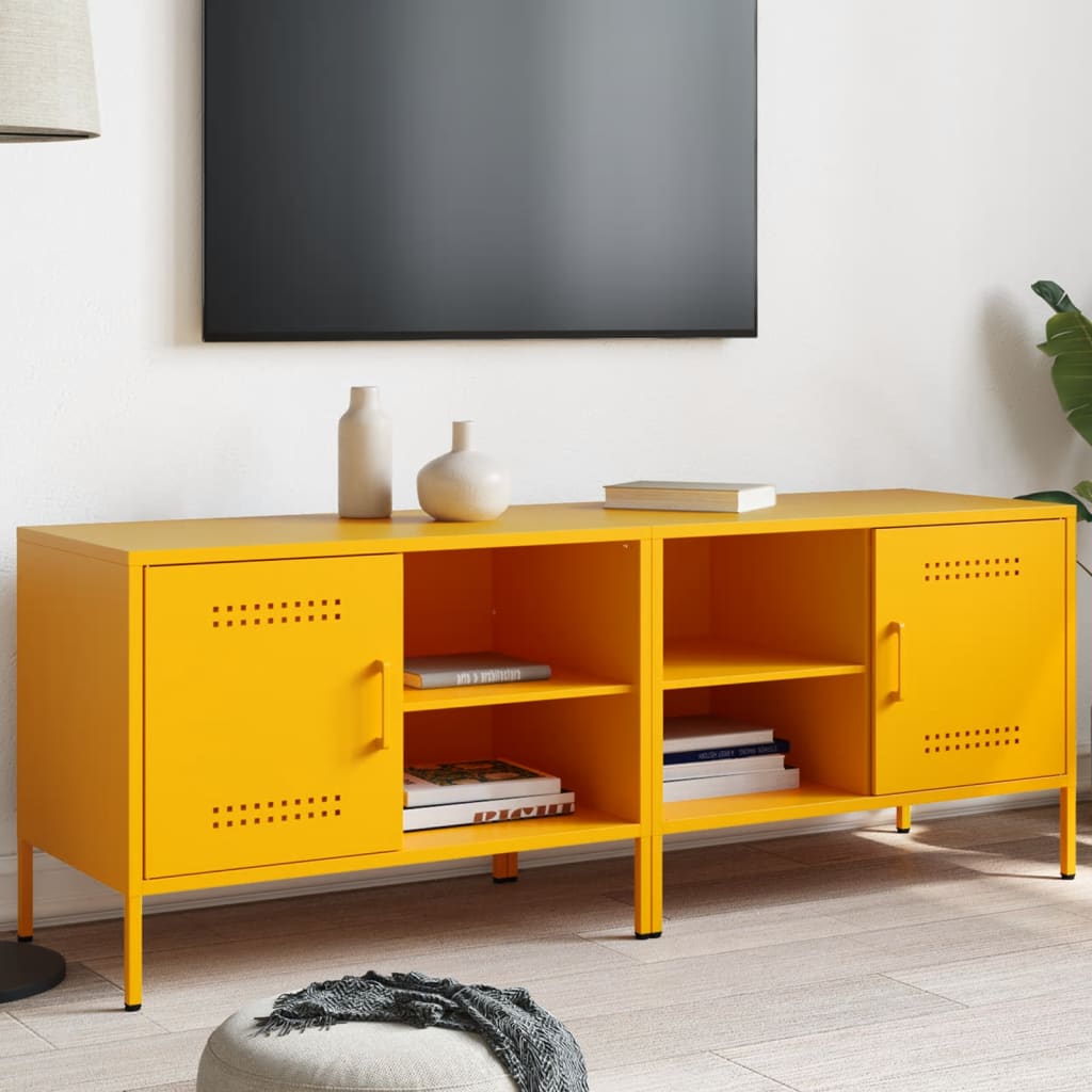 Tv-Meubelen 68X39X50,5 Cm Staal Kleurig