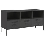 Tv-Meubel 100,5X39X50,5 Cm Staal