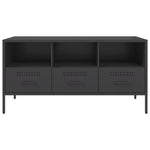 Tv-Meubel 100,5X39X50,5 Cm Staal
